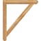 Ekena Millwork Traditional Craftsman Rough Sawn Bracket w/ Offset Brace, Western Red Cedar, 6"W x 38"D x 44"H BKT0604X38X44TRA04RWR - alternate 4